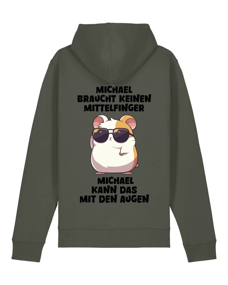 Keinen Mittelfinger - Organic Unisex Hoodie (personalisierbar) Drummer 2.0 Hoodie ST ST Khaki