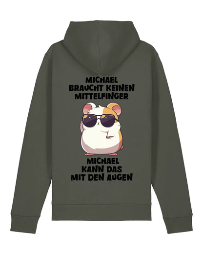 Keinen Mittelfinger - Organic Unisex Hoodie (personalisierbar) Drummer 2.0 Hoodie ST ST Khaki