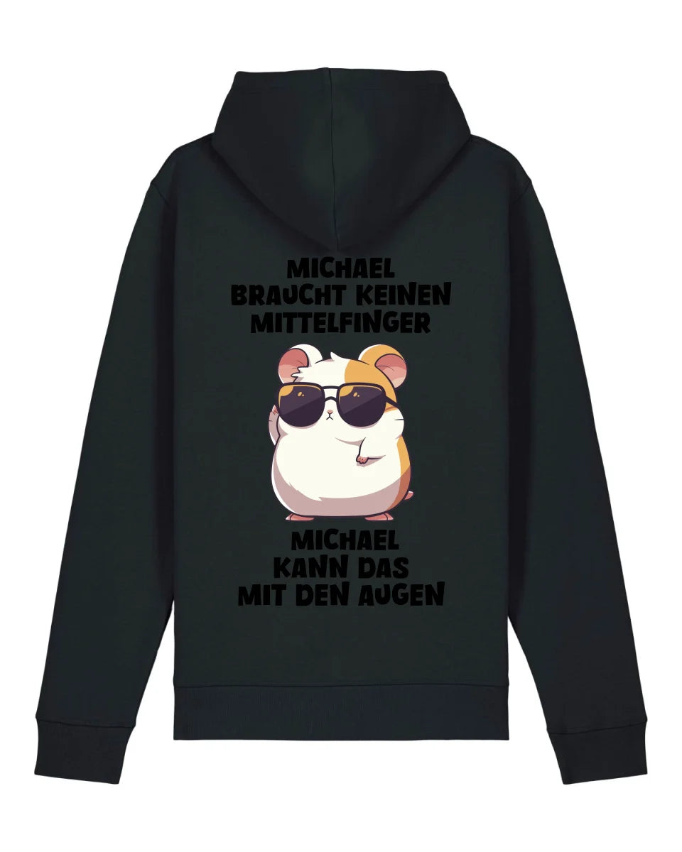 Keinen Mittelfinger - Organic Unisex Hoodie (personalisierbar) Drummer 2.0 Hoodie ST ST Black