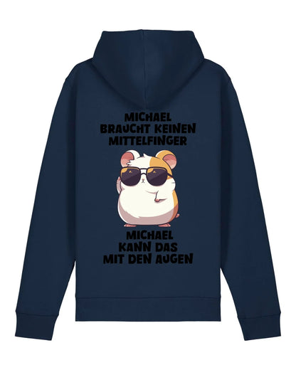 Keinen Mittelfinger - Organic Unisex Hoodie (personalisierbar) Drummer 2.0 Hoodie ST ST French-Navy