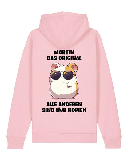 Das Original - Organic Unisex Hoodie (personalisierbar) Drummer 2.0 Hoodie ST ST Cotton-Pink