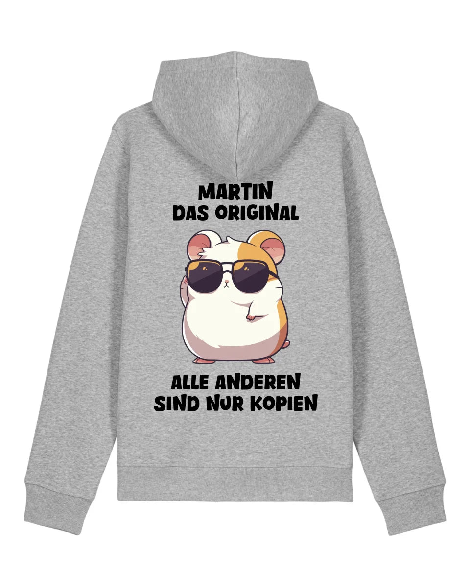 Das Original - Organic Unisex Hoodie (personalisierbar) Drummer 2.0 Hoodie ST ST Heather-Grey