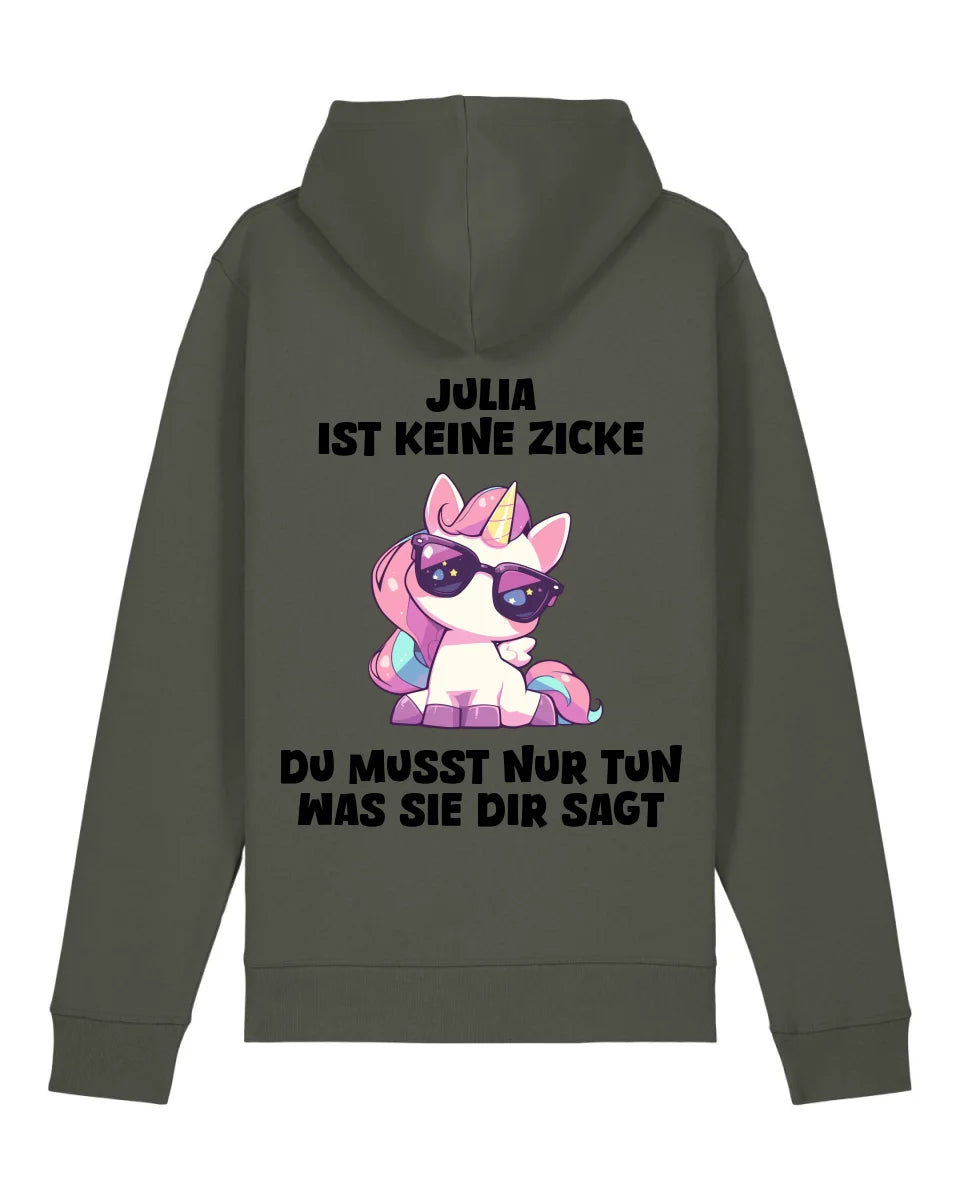 Keine Zicke - Organic Unisex Hoodie (personalisierbar) Drummer 2.0 Hoodie ST ST Khaki