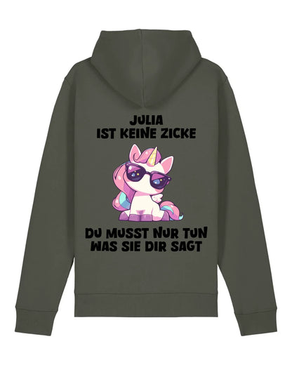 Keine Zicke - Organic Unisex Hoodie (personalisierbar) Drummer 2.0 Hoodie ST ST Khaki