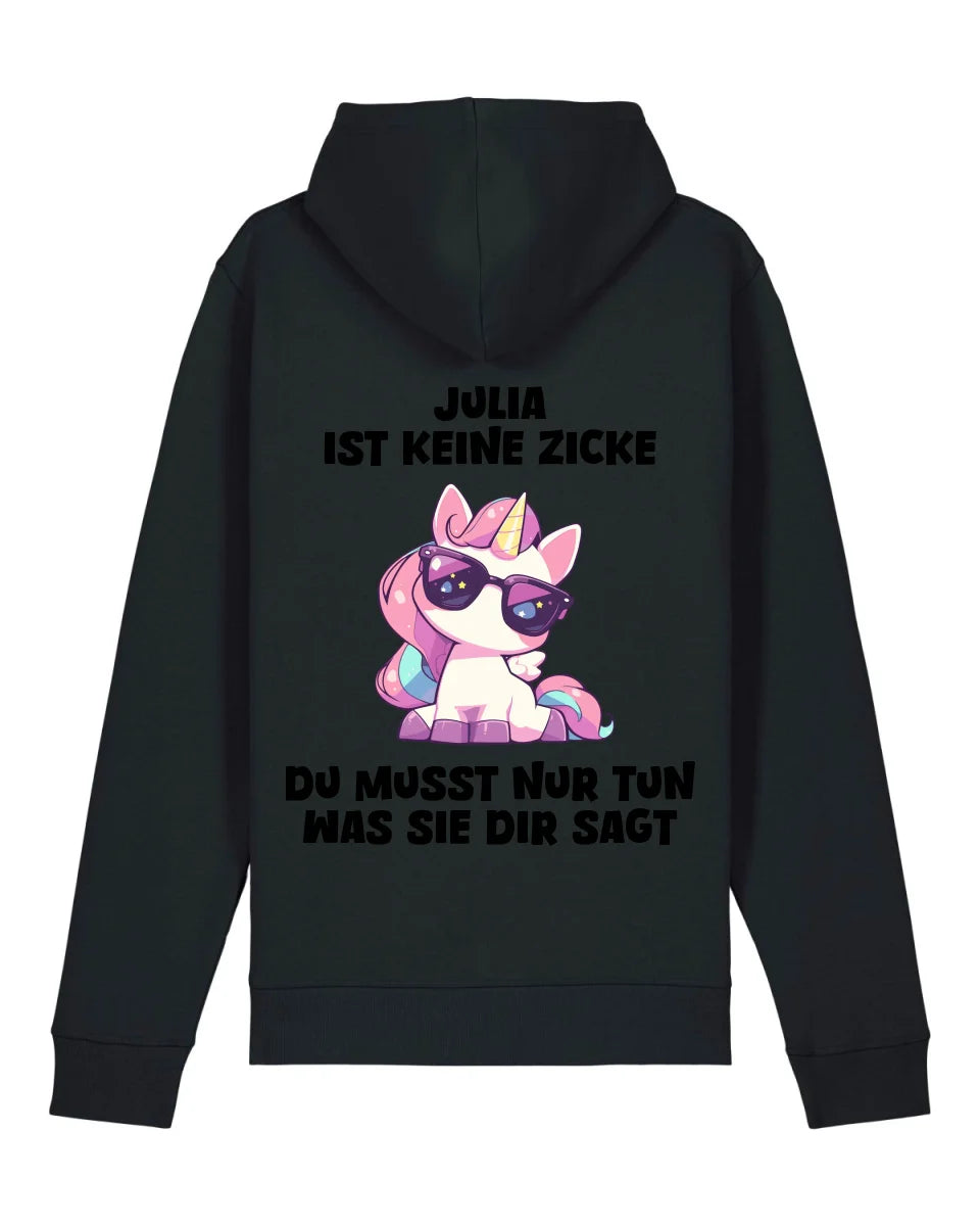 Keine Zicke - Organic Unisex Hoodie (personalisierbar) Drummer 2.0 Hoodie ST ST Black