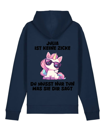 Keine Zicke - Organic Unisex Hoodie (personalisierbar) Drummer 2.0 Hoodie ST ST French-Navy