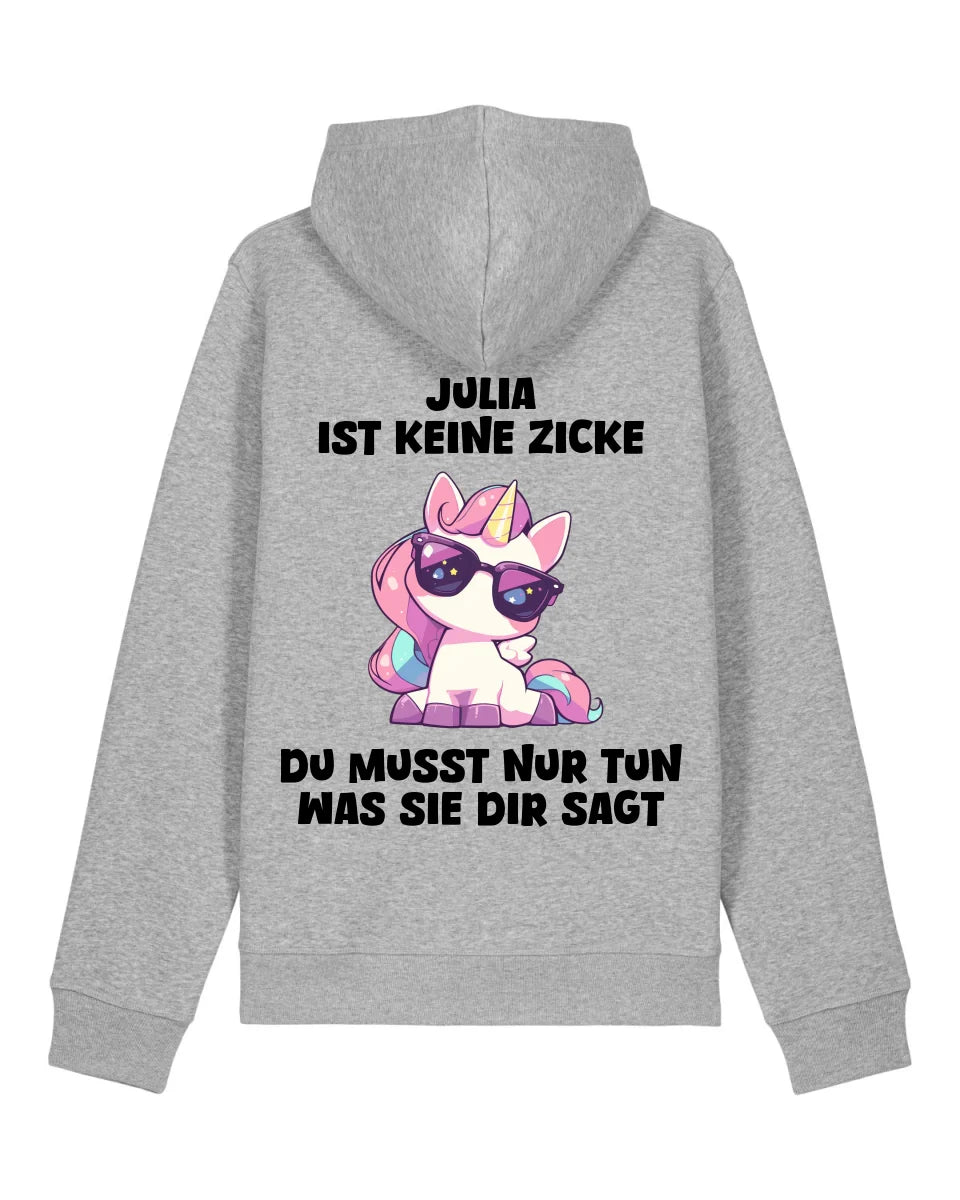 Keine Zicke - Organic Unisex Hoodie (personalisierbar) Drummer 2.0 Hoodie ST ST Heather-Grey
