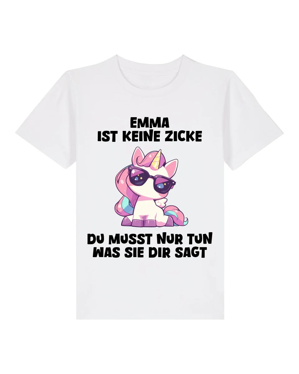 Keine Zicke - Organic Kid's Shirt (personalisierbar) Mini Creator T-Shirt ST ST White