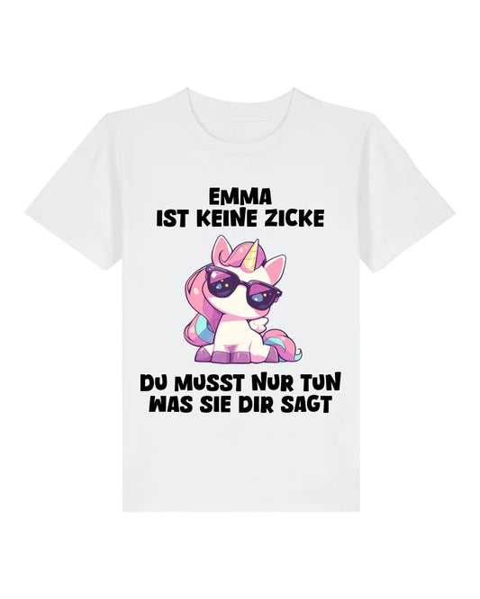 Keine Zicke - Organic Kid's Shirt (personalisierbar) Mini Creator T-Shirt ST ST White