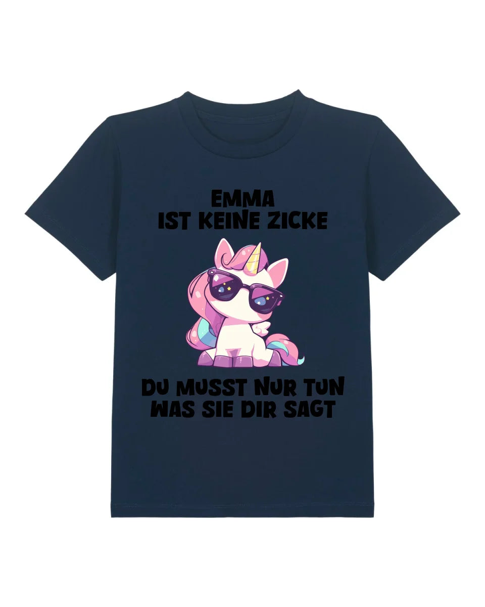Keine Zicke - Organic Kid's Shirt (personalisierbar) Mini Creator T-Shirt ST ST French-Navy