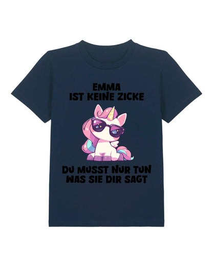 Keine Zicke - Organic Kid's Shirt (personalisierbar) Mini Creator T-Shirt ST ST French-Navy