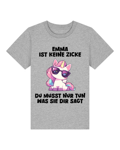 Keine Zicke - Organic Kid's Shirt (personalisierbar) Mini Creator T-Shirt ST ST Heather-Grey