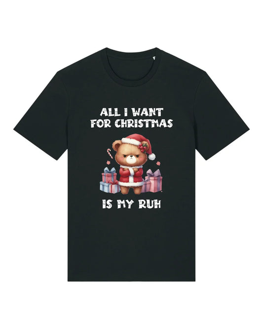 All I Want for Christmas - Organic Men's Shirt (personalisierbar) Crafter T-Shirt ST ST Black