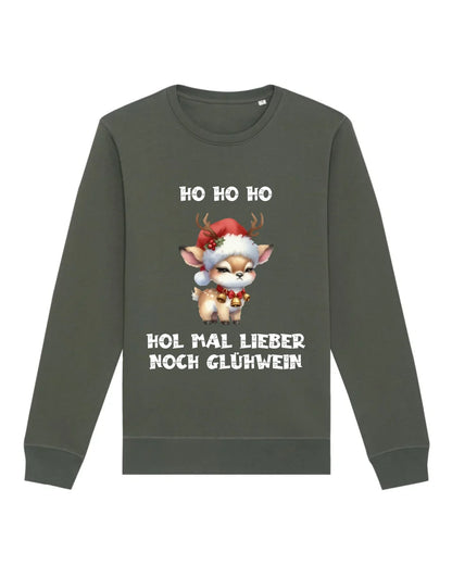 Hol mal Glühwein - Bio Unisex Sweatshirt (personalisierbar) Roller Sweatshirt ST ST Khaki