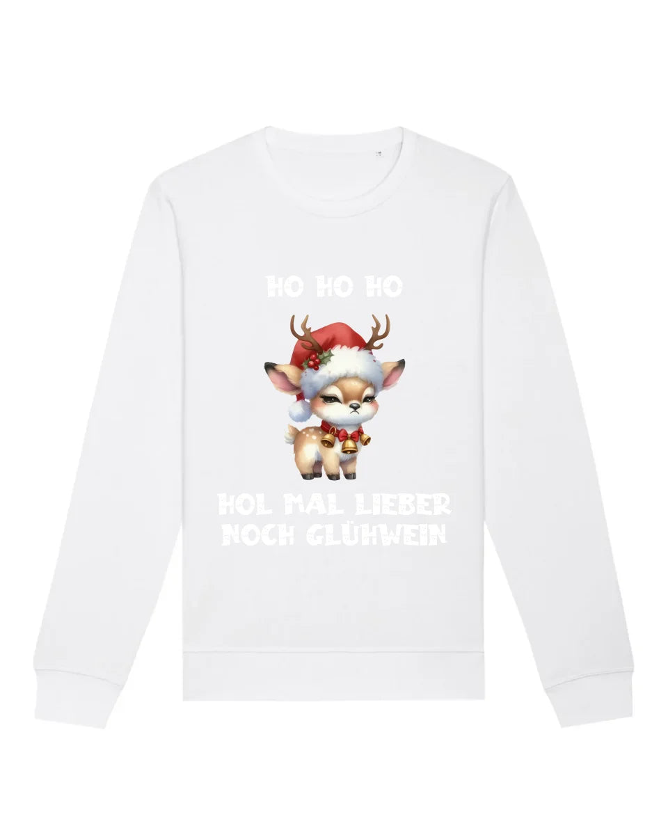 Hol mal Glühwein - Bio Unisex Sweatshirt (personalisierbar) Roller Sweatshirt ST ST White