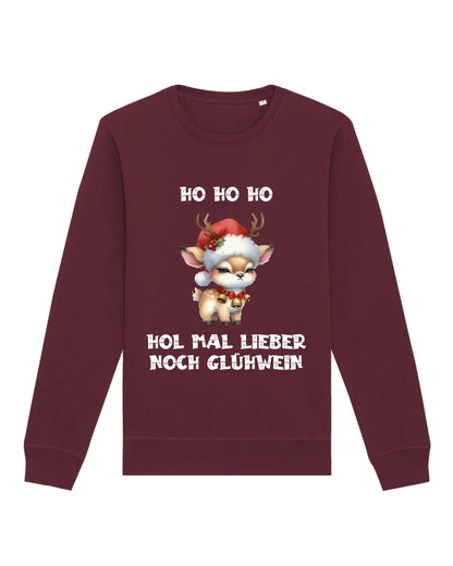 Hol mal Glühwein - Bio Unisex Sweatshirt (personalisierbar) Roller Sweatshirt ST ST Burgundy