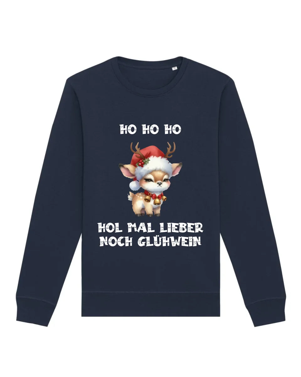 Hol mal Glühwein - Bio Unisex Sweatshirt (personalisierbar) Roller Sweatshirt ST ST French-Navy