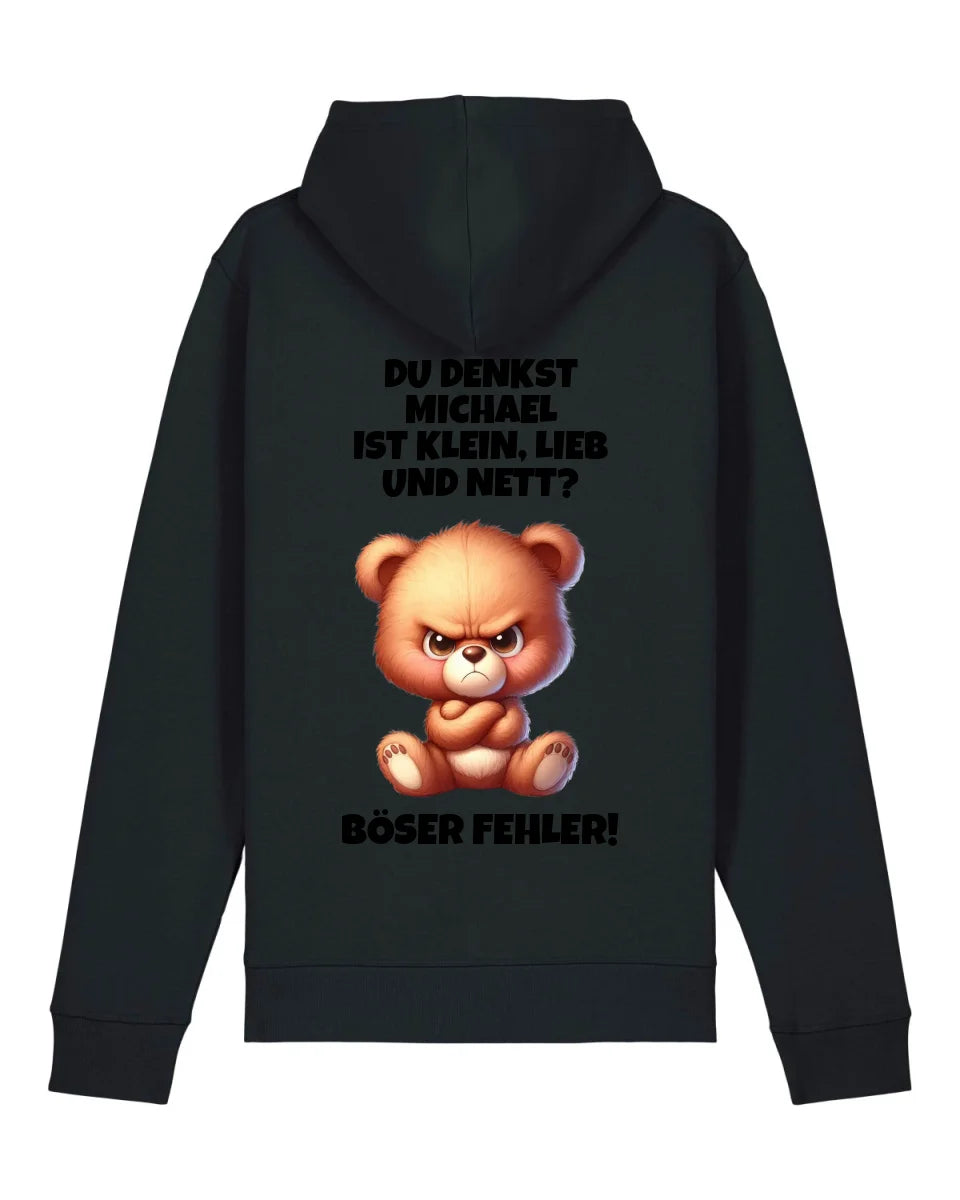 Klein, lieb und nett - Organic Unisex Hoodie (personalisierbar) Drummer 2.0 Hoodie ST ST Black