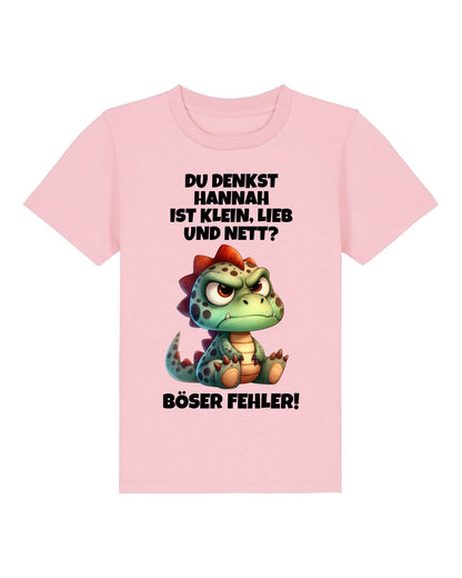 Klein, lieb und nett - Organic Kid's Shirt (personalisierbar) Mini Creator T-Shirt ST ST Cotton-Pink