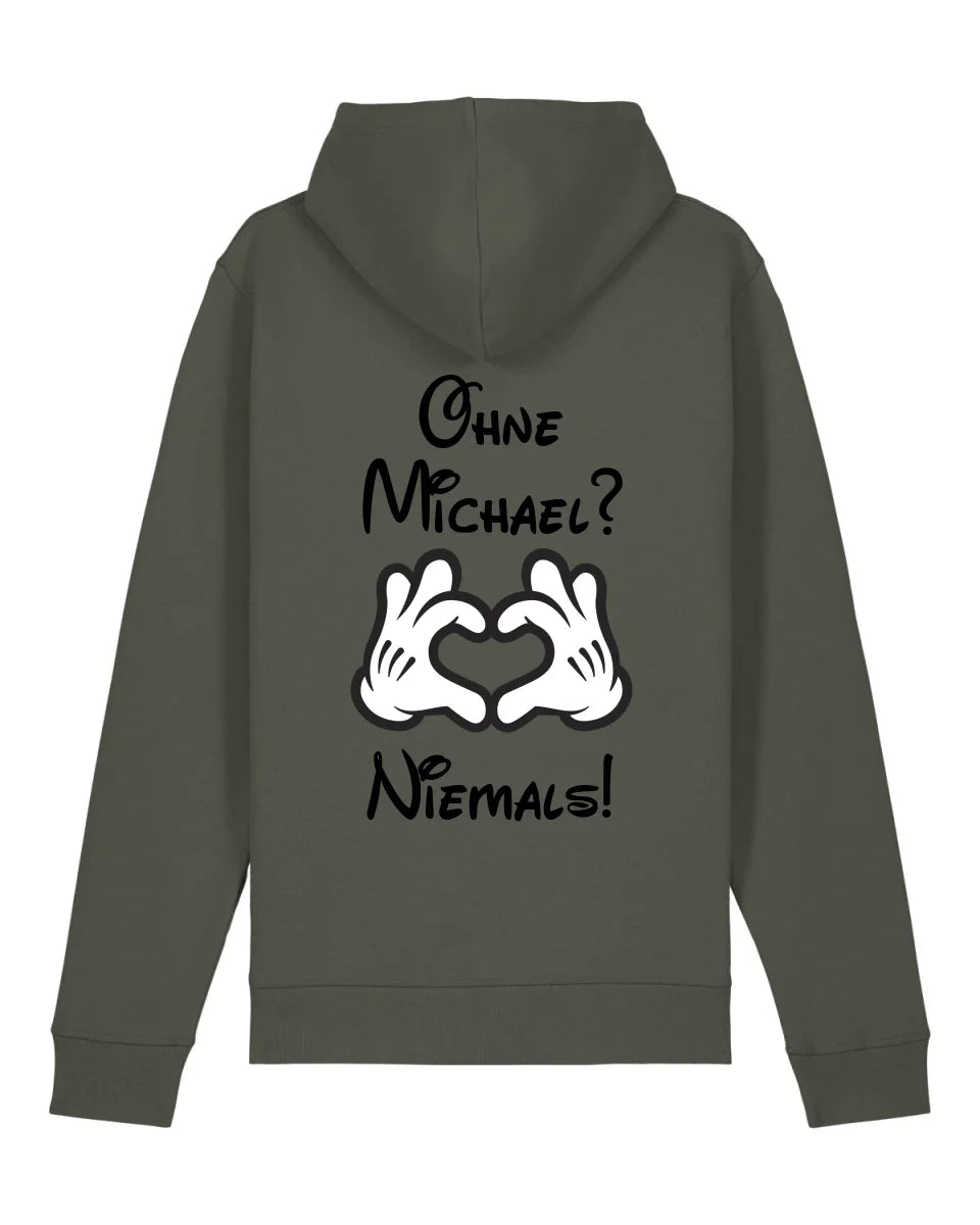 Niemals ohne dich - Organic Unisex Hoodie (personalisierbar) Drummer 2.0 Hoodie ST ST Khaki