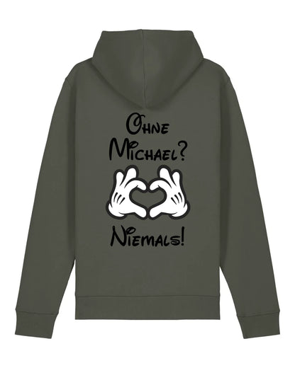 Niemals ohne dich - Organic Unisex Hoodie (personalisierbar) Drummer 2.0 Hoodie ST ST Khaki
