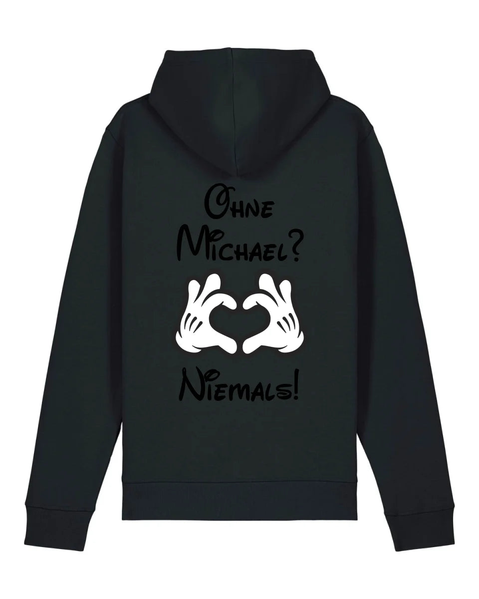 Niemals ohne dich - Organic Unisex Hoodie (personalisierbar) Drummer 2.0 Hoodie ST ST Black
