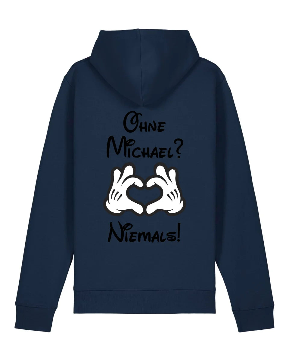 Niemals ohne dich - Organic Unisex Hoodie (personalisierbar) Drummer 2.0 Hoodie ST ST French-Navy