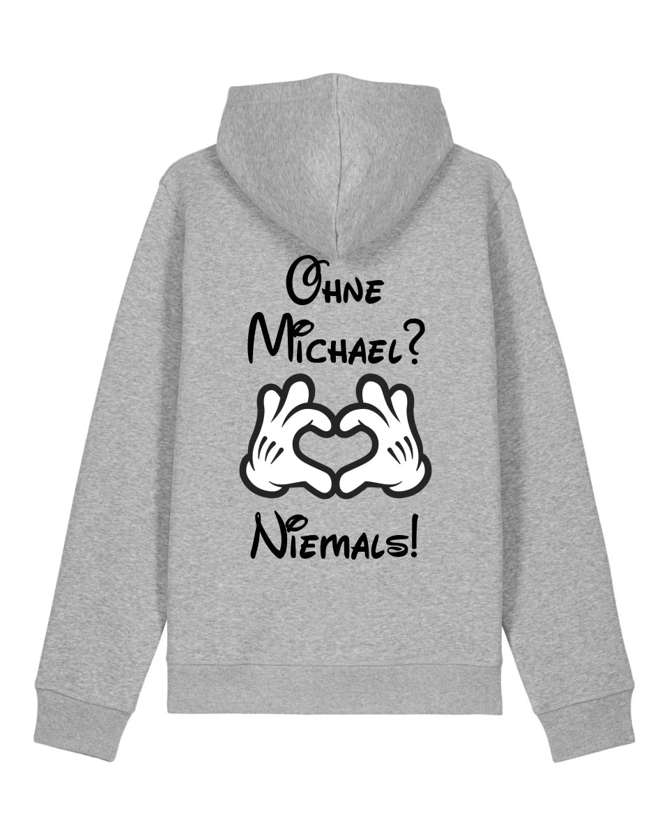 Niemals ohne dich - Organic Unisex Hoodie (personalisierbar) Drummer 2.0 Hoodie ST ST Heather-Grey