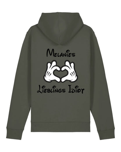 Lieblingsidiot - Organic Unisex Hoodie (personalisierbar) Drummer 2.0 Hoodie ST ST Khaki