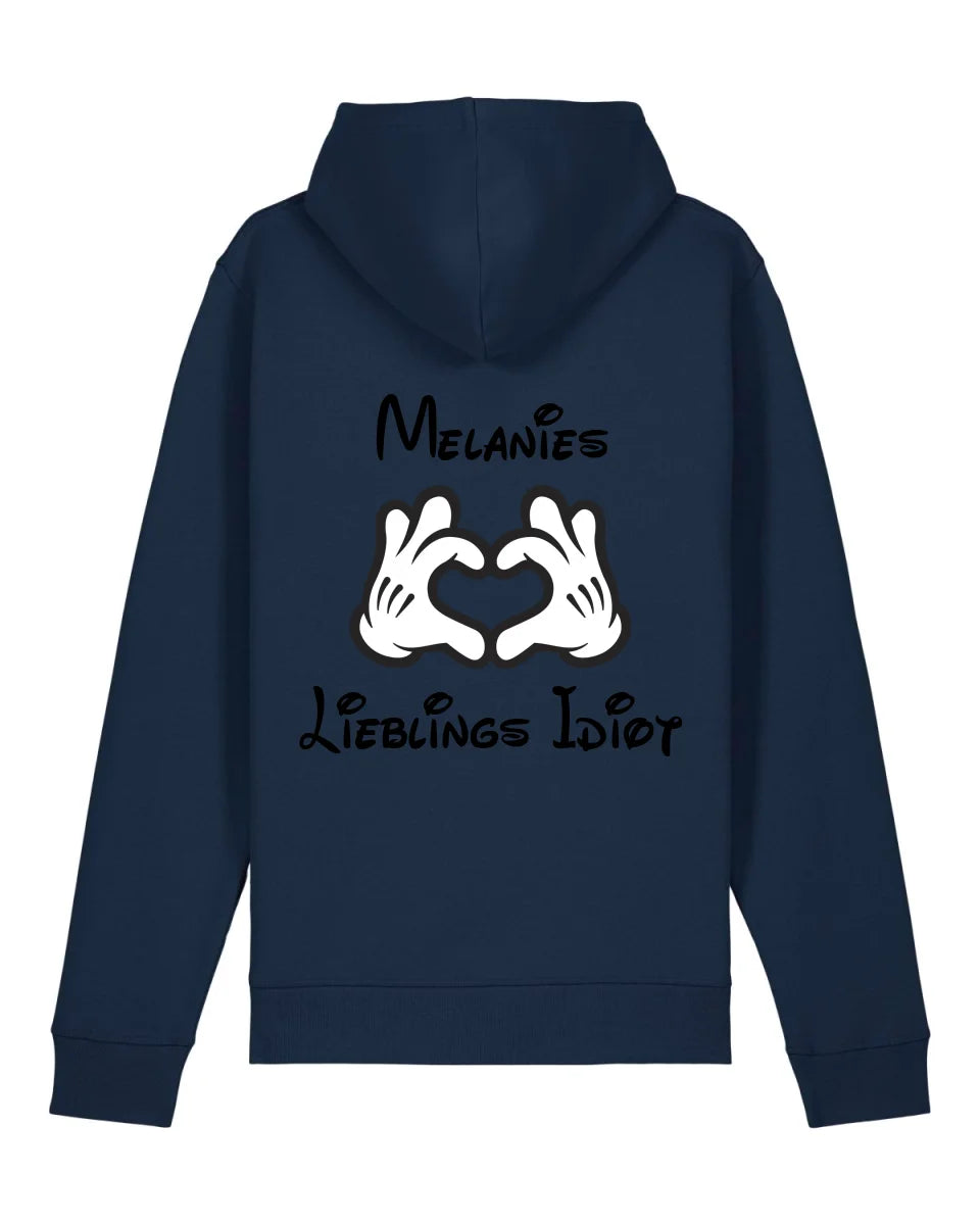 Lieblingsidiot - Organic Unisex Hoodie (personalisierbar) Drummer 2.0 Hoodie ST ST French-Navy
