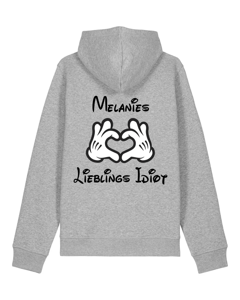 Lieblingsidiot - Organic Unisex Hoodie (personalisierbar) Drummer 2.0 Hoodie ST ST Heather-Grey
