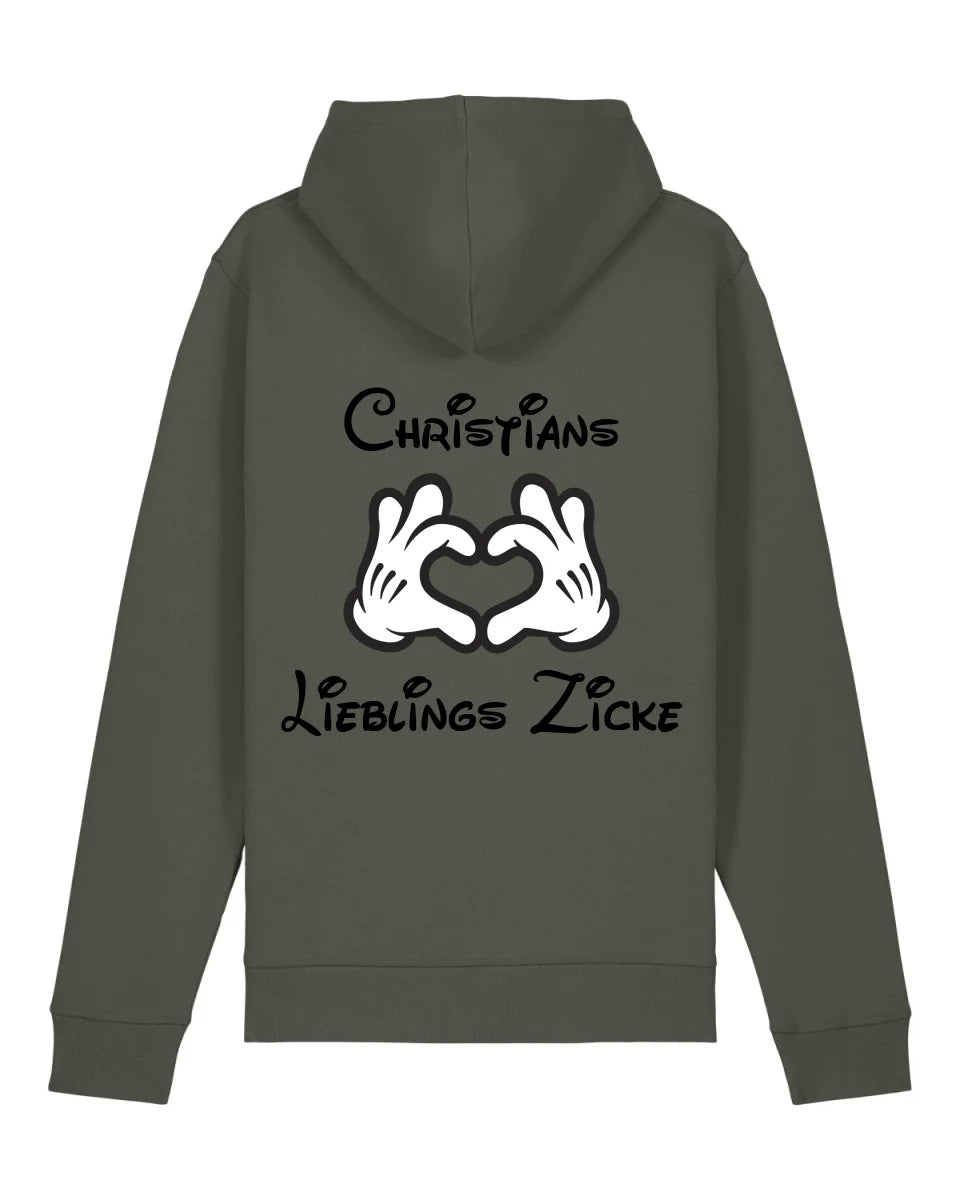 Lieblingszicke - Organic Unisex Hoodie (personalisierbar) Drummer 2.0 Hoodie ST ST Khaki