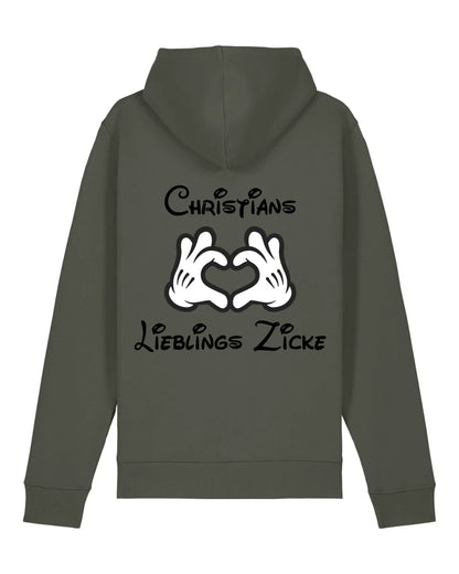 Lieblingszicke - Organic Unisex Hoodie (personalisierbar) Drummer 2.0 Hoodie ST ST Khaki