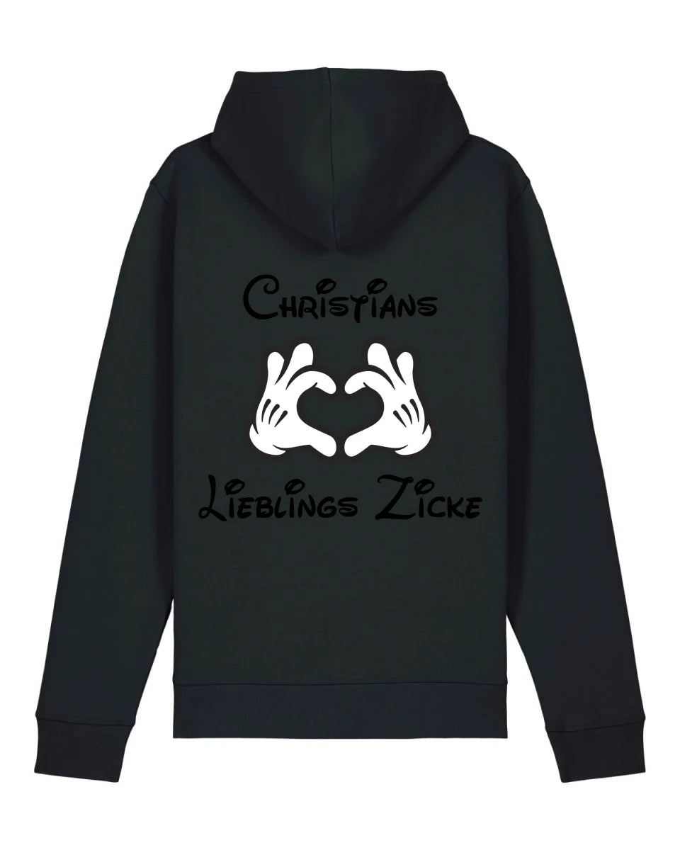 Lieblingszicke - Organic Unisex Hoodie (personalisierbar) Drummer 2.0 Hoodie ST ST Black