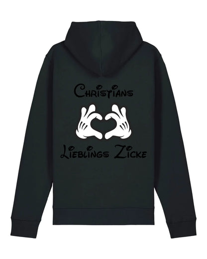 Lieblingszicke - Organic Unisex Hoodie (personalisierbar) Drummer 2.0 Hoodie ST ST Black