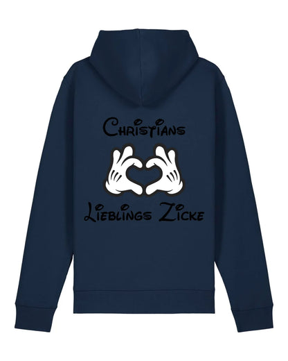 Lieblingszicke - Organic Unisex Hoodie (personalisierbar) Drummer 2.0 Hoodie ST ST French-Navy