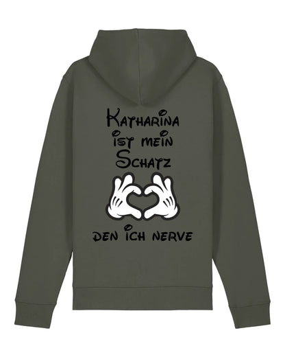 Mein Schatz - Organic Unisex Hoodie (personalisierbar) Drummer 2.0 Hoodie ST ST Khaki