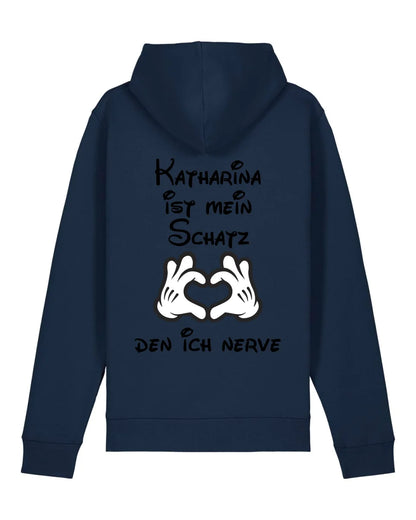 Mein Schatz - Organic Unisex Hoodie (personalisierbar) Drummer 2.0 Hoodie ST ST French-Navy