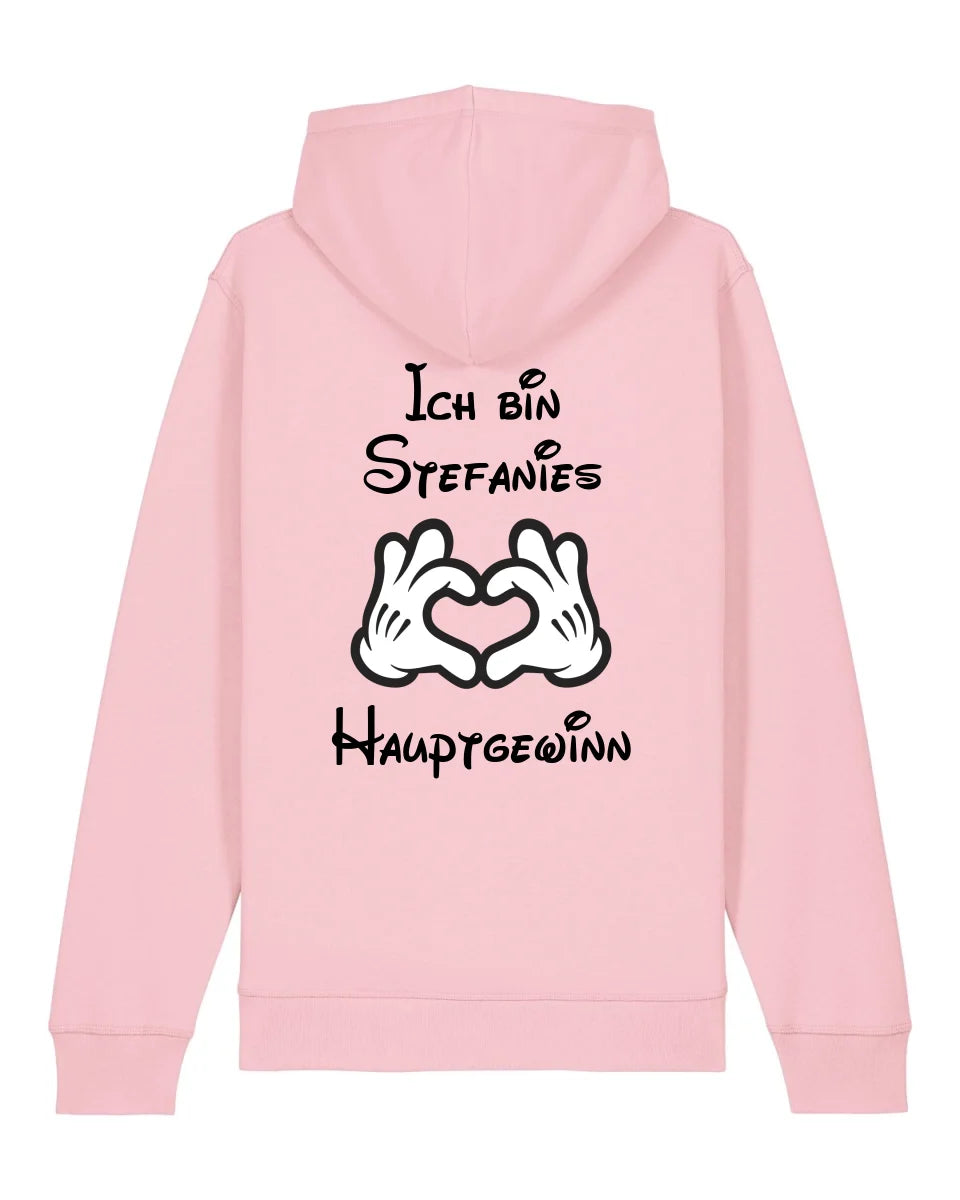 Hauptgewinn - Organic Unisex Hoodie (personalisierbar) Drummer 2.0 Hoodie ST ST Cotton-Pink