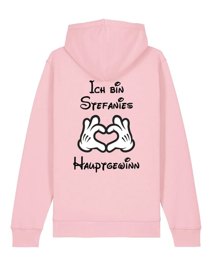 Hauptgewinn - Organic Unisex Hoodie (personalisierbar) Drummer 2.0 Hoodie ST ST Cotton-Pink
