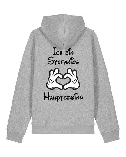 Hauptgewinn - Organic Unisex Hoodie (personalisierbar) Drummer 2.0 Hoodie ST ST Heather-Grey