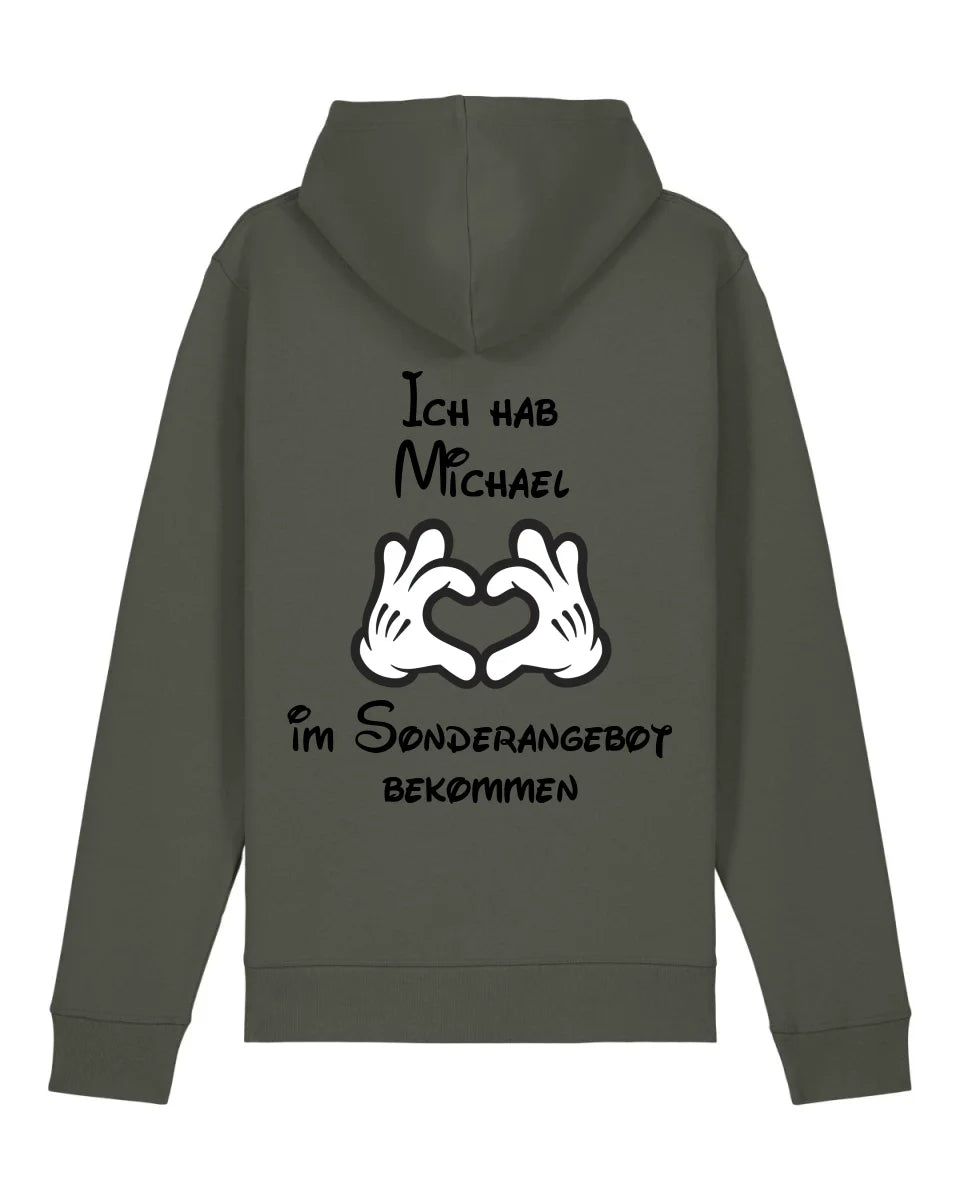 Sonderangebot - Organic Unisex Hoodie (personalisierbar) Drummer 2.0 Hoodie ST ST Khaki