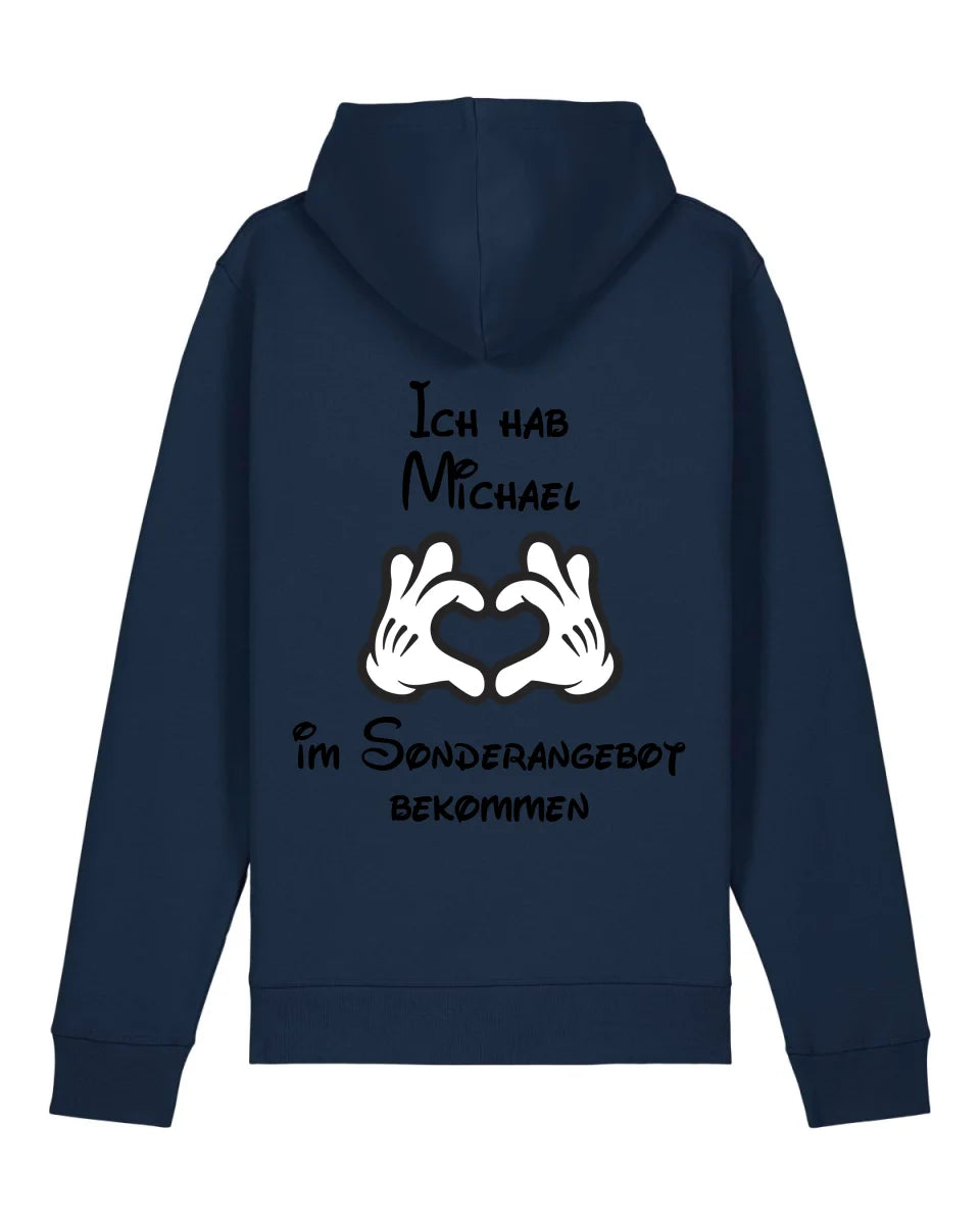 Sonderangebot - Organic Unisex Hoodie (personalisierbar) Drummer 2.0 Hoodie ST ST French-Navy