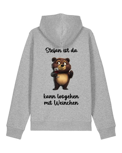 Kann losgehen - Organic Unisex Hoodie (personalisierbar) Drummer 2.0 Hoodie ST ST Heather-Grey