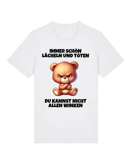 Lächeln und töten - Organic Men's Shirt (personalisierbar) Crafter T-Shirt ST ST White