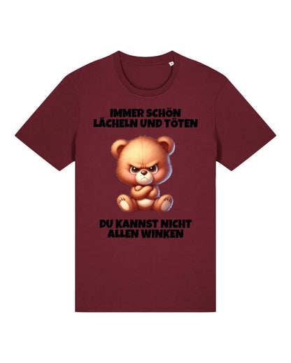 Lächeln und töten - Organic Men's Shirt (personalisierbar)