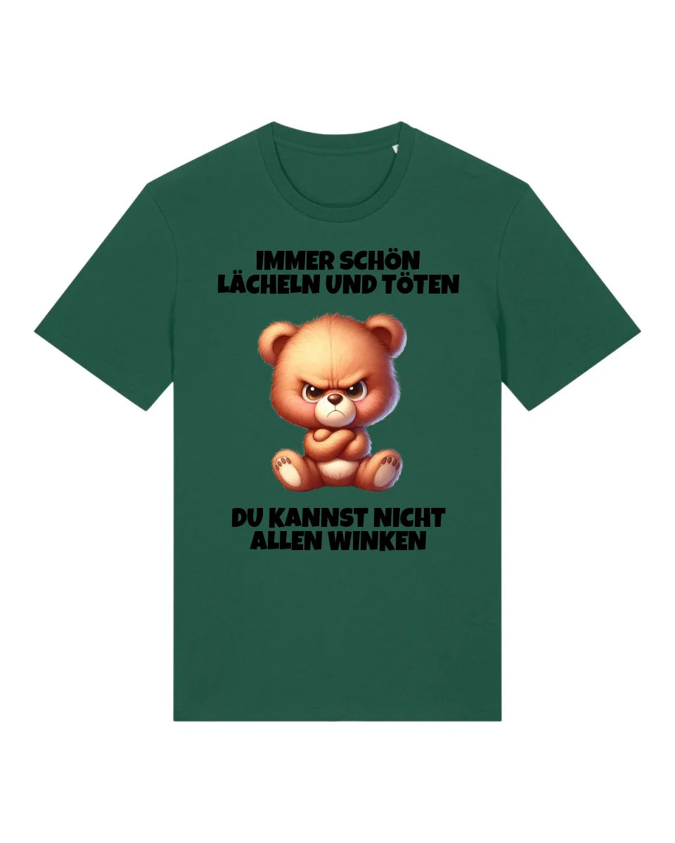 Lächeln und töten - Organic Men's Shirt (personalisierbar)