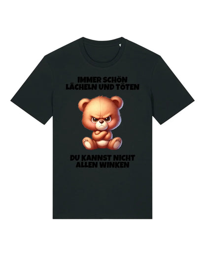 Lächeln und töten - Organic Men's Shirt (personalisierbar) Crafter T-Shirt ST ST Black