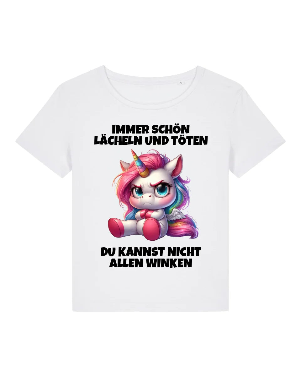 Lächeln und töten - Organic Women's Shirt (personalisierbar) Serena T-Shirt ST ST