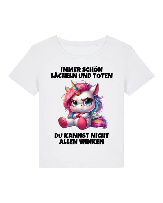 Lächeln und töten - Organic Women's Shirt (personalisierbar) Serena T-Shirt ST ST